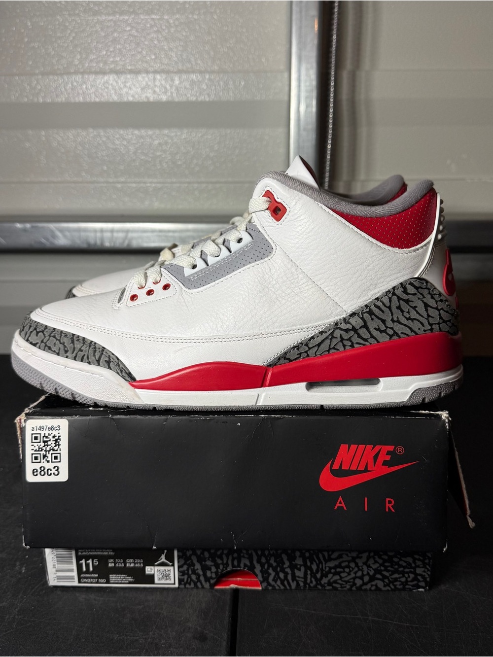 Size 11.5 - AJ 3 Fire Red